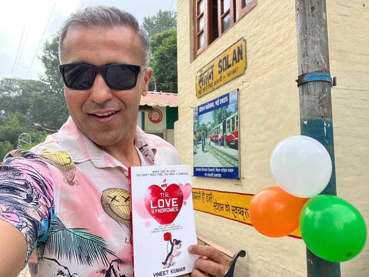 The Love Syndromes — Author with First Edition